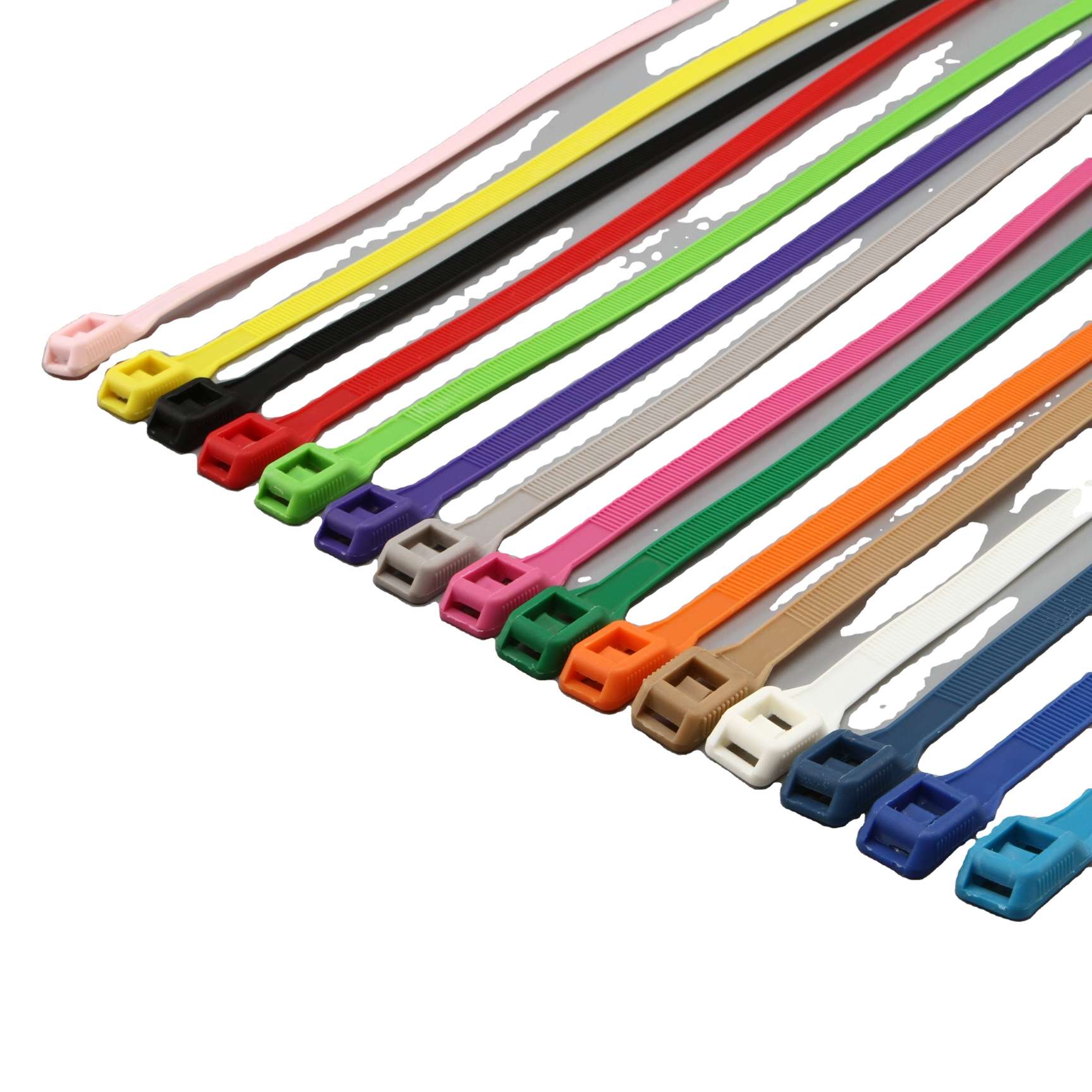 Ciles de câble en nylon perlées