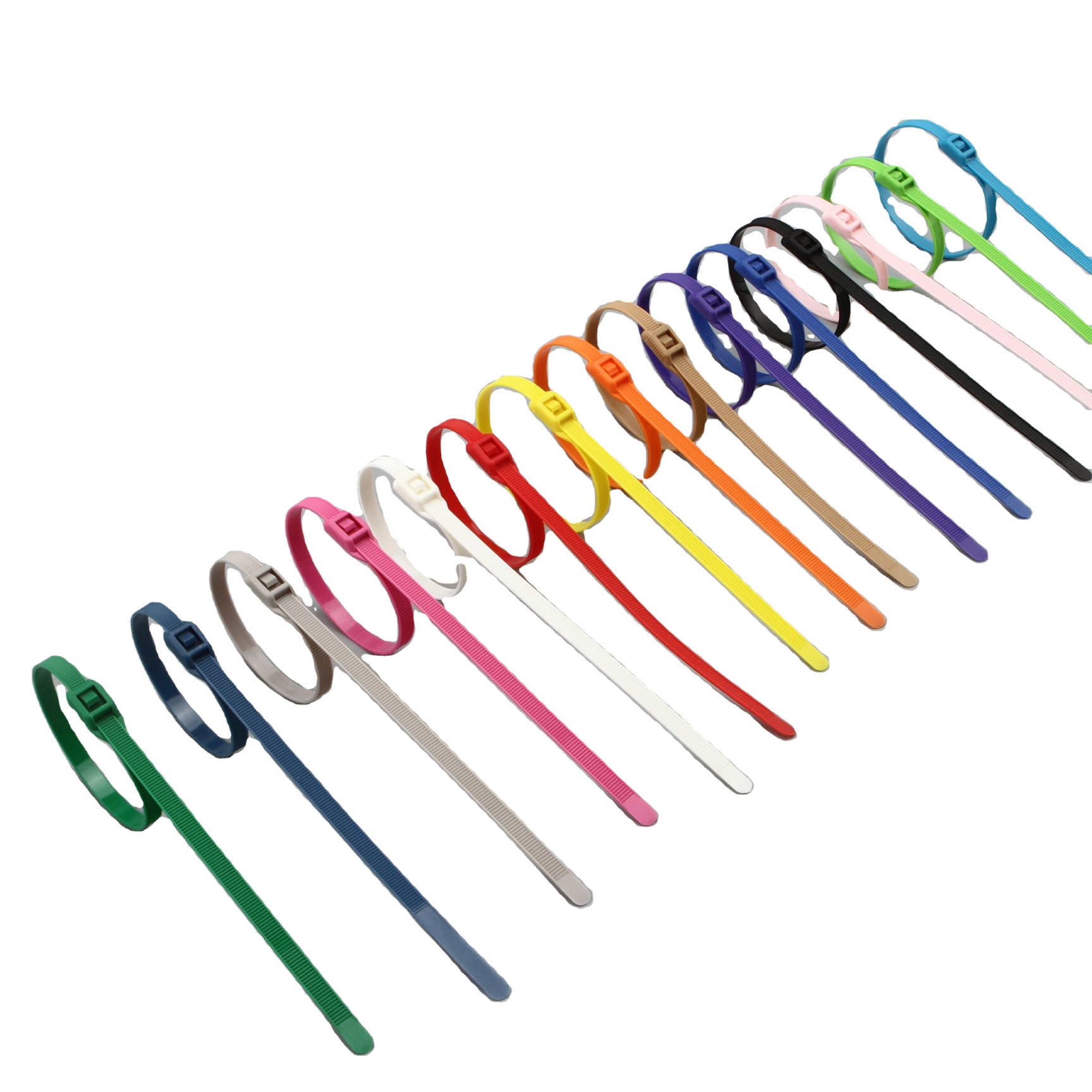 Cravate de câble en nylon en plastique